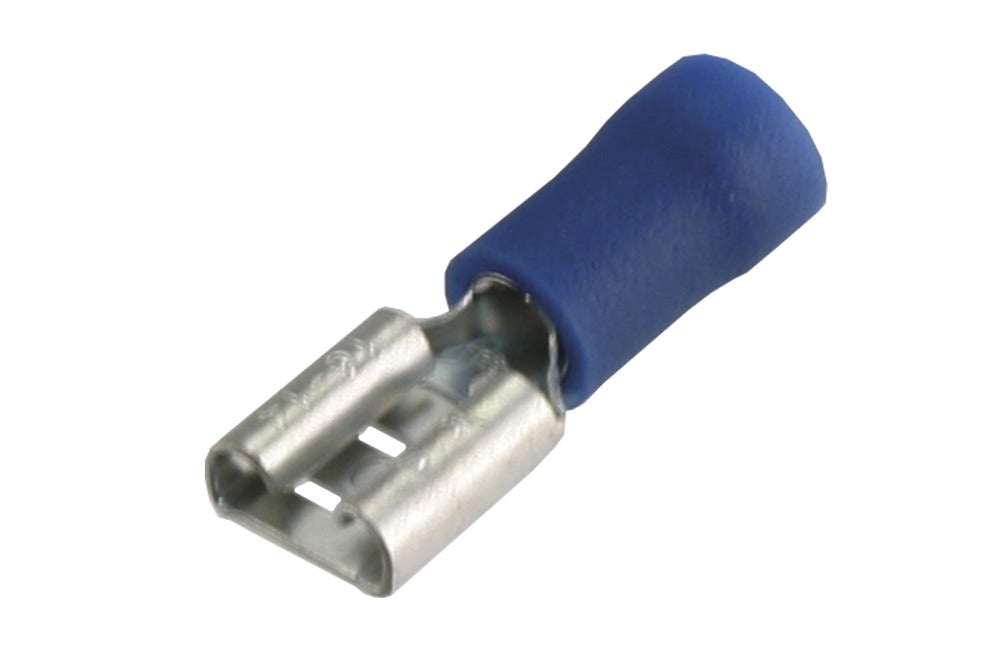 Q-Link Kabelschoen Contra Schuifstekker Blauw 10st-600928