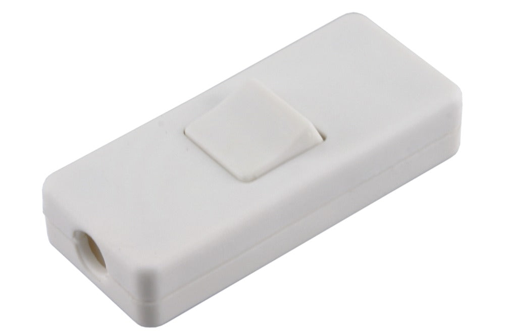 Q-Link Snoerschakelaar Enkelpolig Wit 30x18x62mm-600948