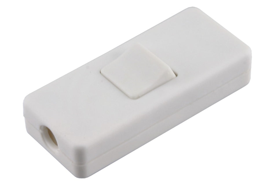 Q-Link Snoerschakelaar Enkelpolig Wit 30x18x62mm-600948