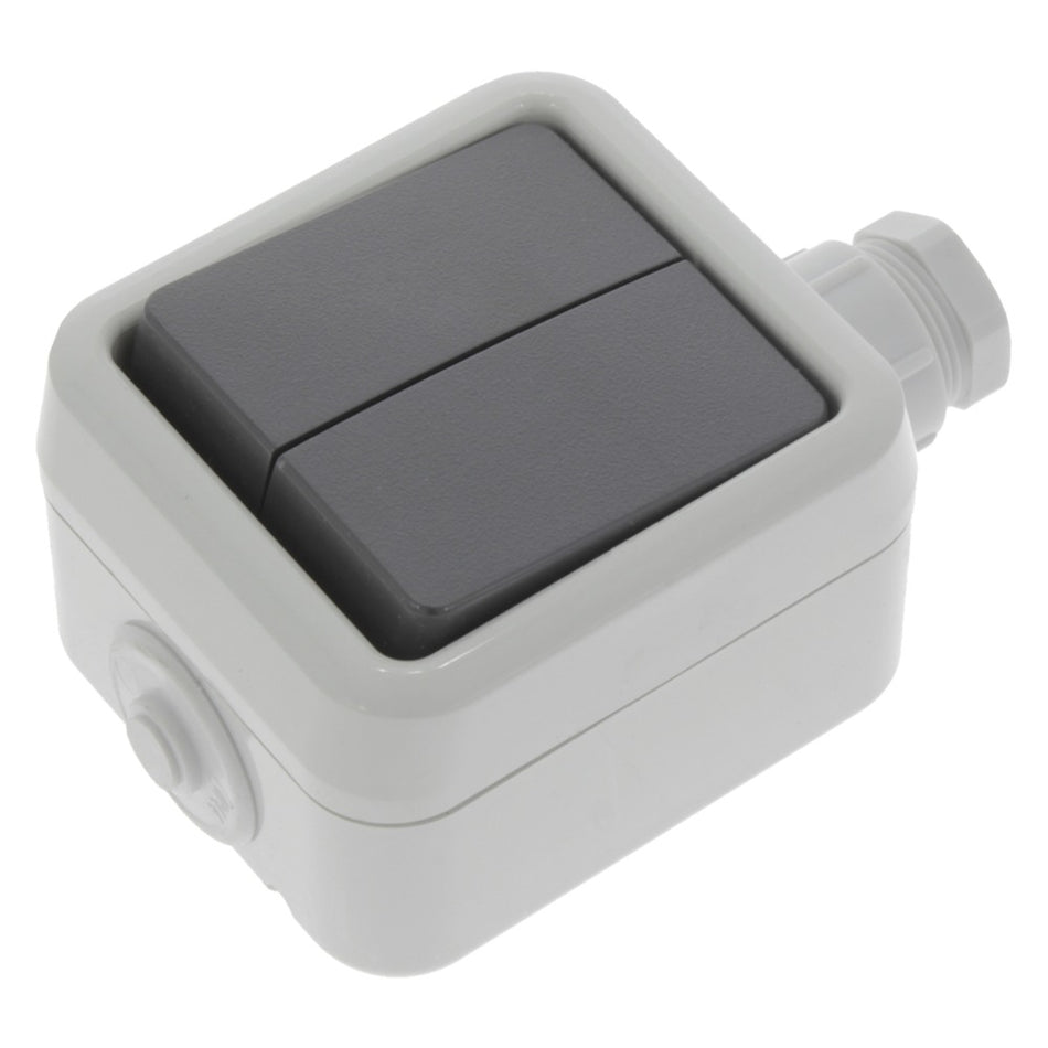 PEHA Schakelaar Opbouw Serie Grijs-601063