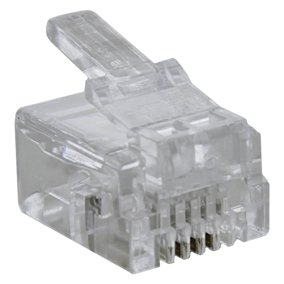 Q-Link Plug Telefoon 4-Polig RJ11 Transparant 6st-601130