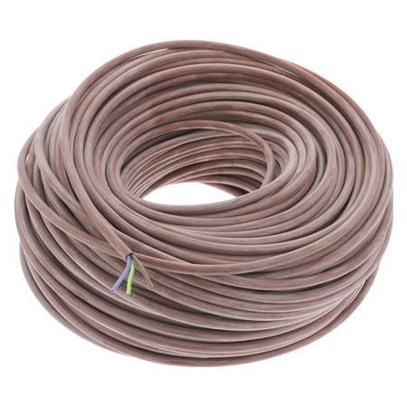 Q-Link Siliconen Kabel Hittebestendig Rood/Bruin 3x0,75 mm2-601146