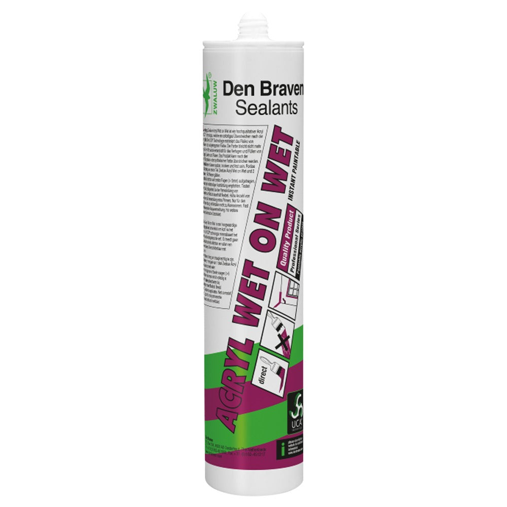 Zwaluw Acrylaatkit Acryl Wet on Wet Wit 310ml-601521