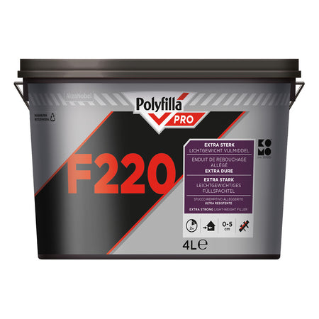 Polyfilla Pro Vulmiddel F220 Wit-601539