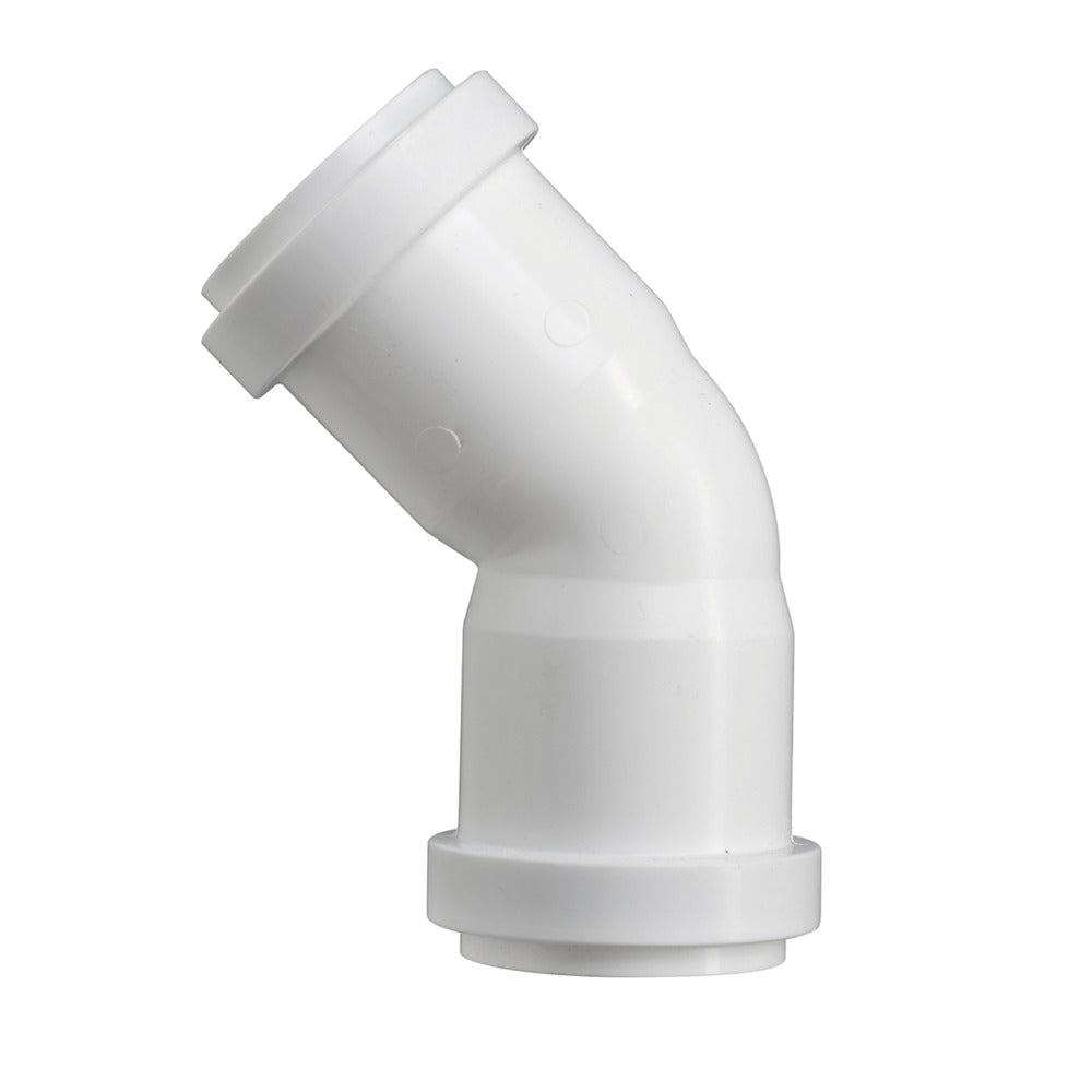 Bocht PP 2x manchetmof 50 mm 45 graden-602118