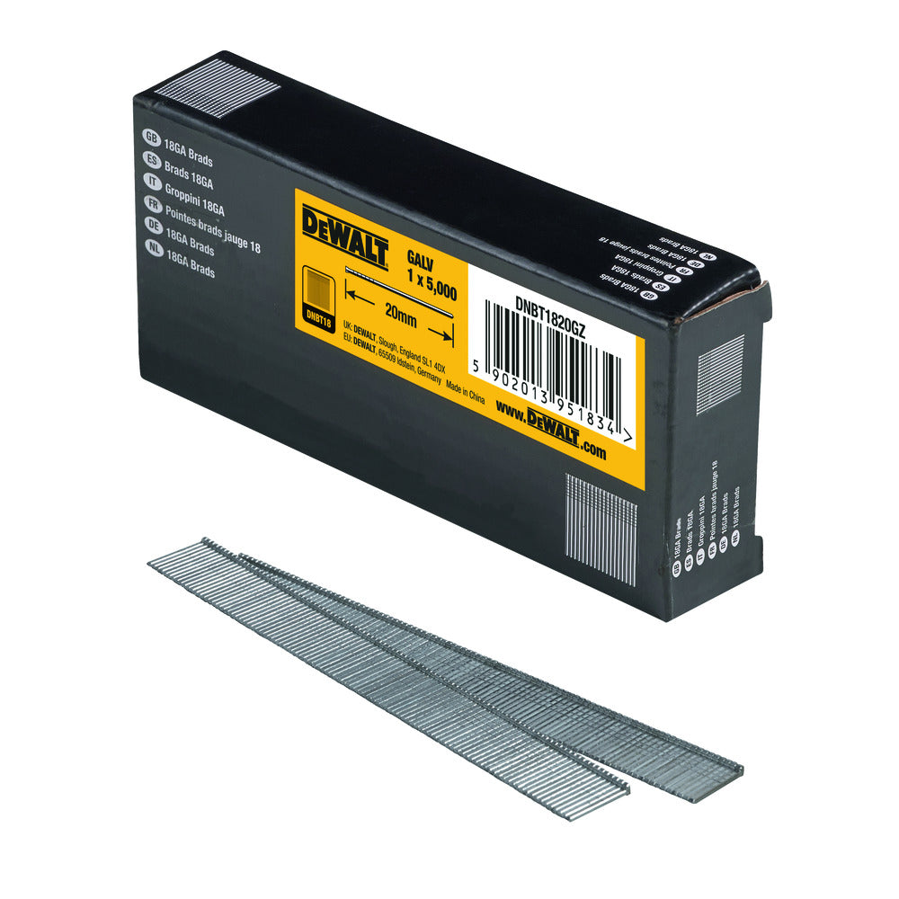 DeWALT Brads Gegalvaniseerd 18Ga-602444