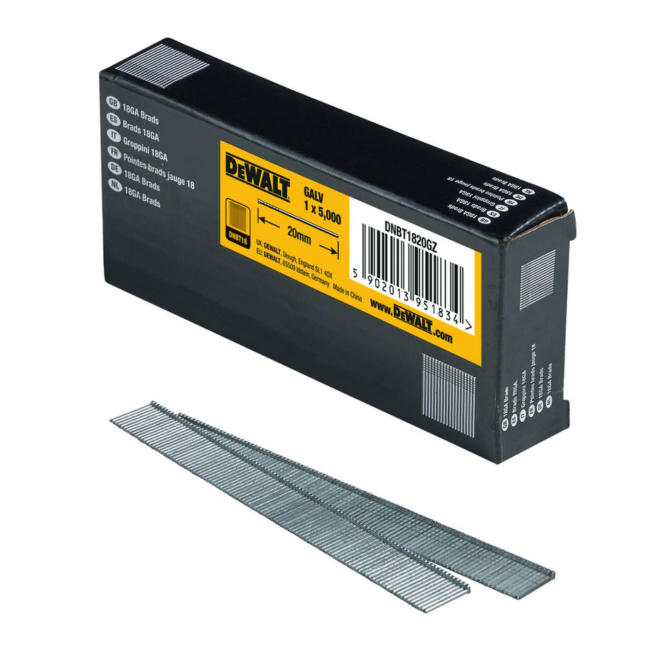 DeWALT Brads Gegalvaniseerd 18Ga-602444