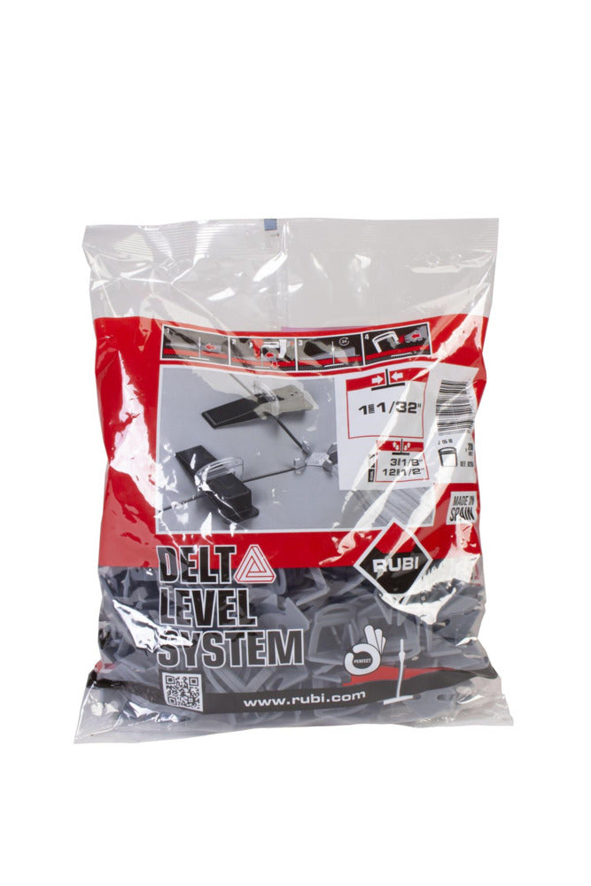 Rubi Delta Levelling System Clips 1mm 200st-700844