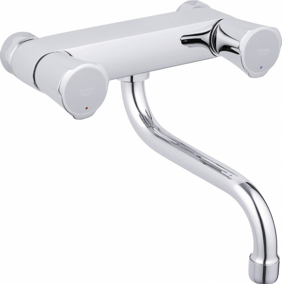 Grohe Keukenmengkraan Costa L chroom 2-knops wandmontage-700927