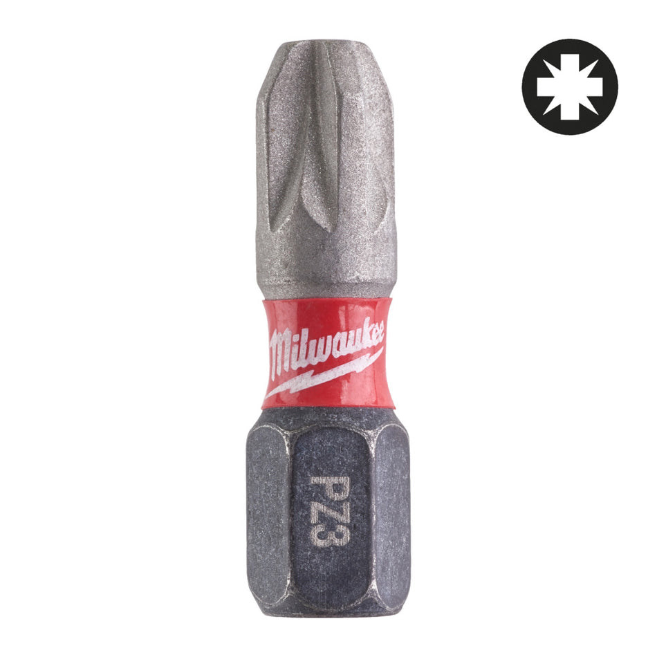 Milwaukee Shockwave Schroefbit PZ3 25mm 25st-701770