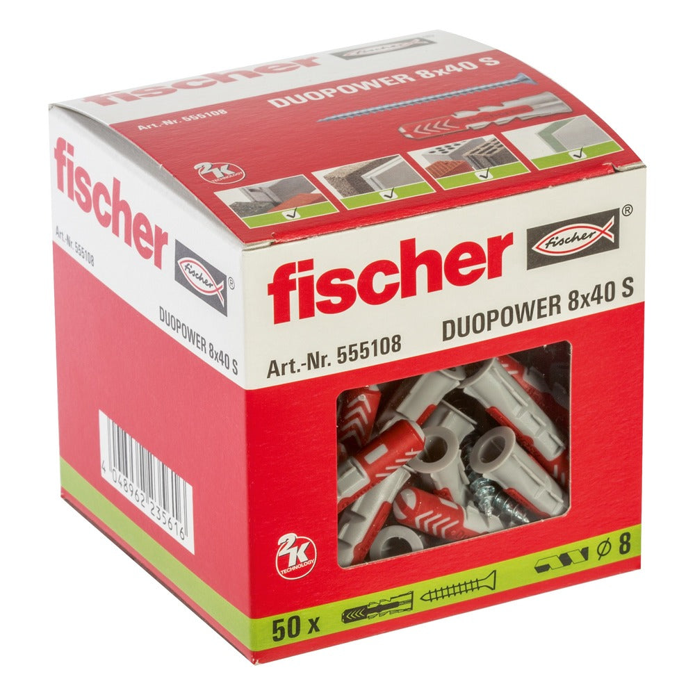 fischer Duopower Universele Plug Met Spaanplaatschroef-701896