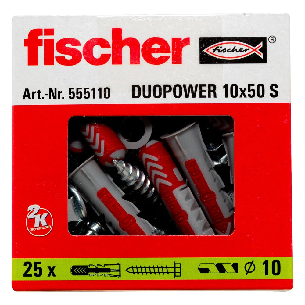 fischer Duopower Universele Plug Met Spaanplaatschroef-701898