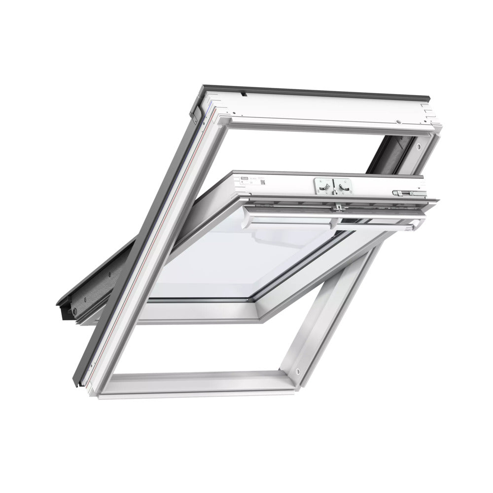 VELUX Tuimelvenster GGL CK04 2070 Gelakt Grenen Wit 550x978mm FSC Mix Credit-706514