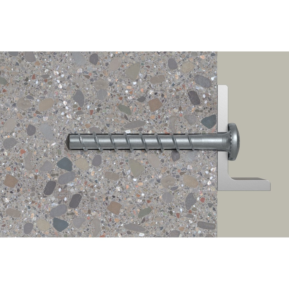 fischer Betonschroef FBSII Verzinkt Staal Bolkop 6x40/5 Deeldraad T30 100st-707975