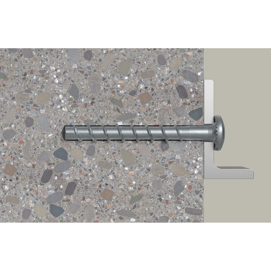 fischer Betonschroef FBSII Verzinkt Staal Bolkop 6x40/5 Deeldraad T30 100st-707975
