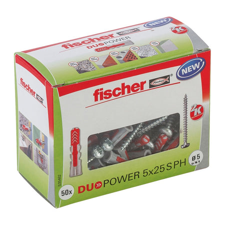 fischer Duopower Universele Plug Met Cilinderkopschroef-707982