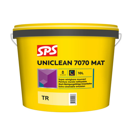 SPS Muurverf Uniclean 7070 Mat Mengbasis TR 10L-711130