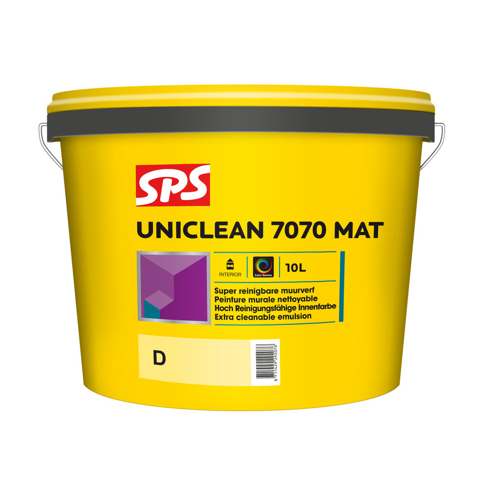 SPS Muurverf Uniclean 7070 Mat Mengbasis D 10L-711133