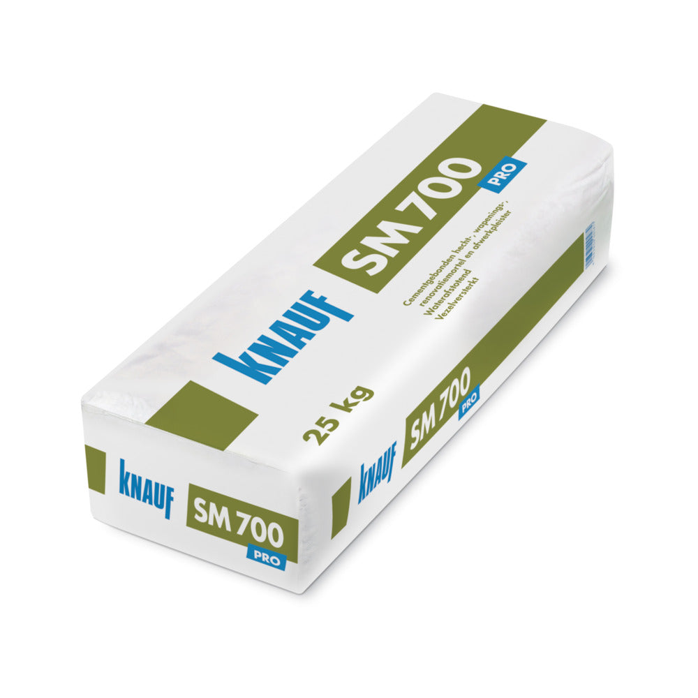Knauf Multifunctionele Pleister SM700 Pro Vezelversterkt Wit 3-10mm 25kg-711321