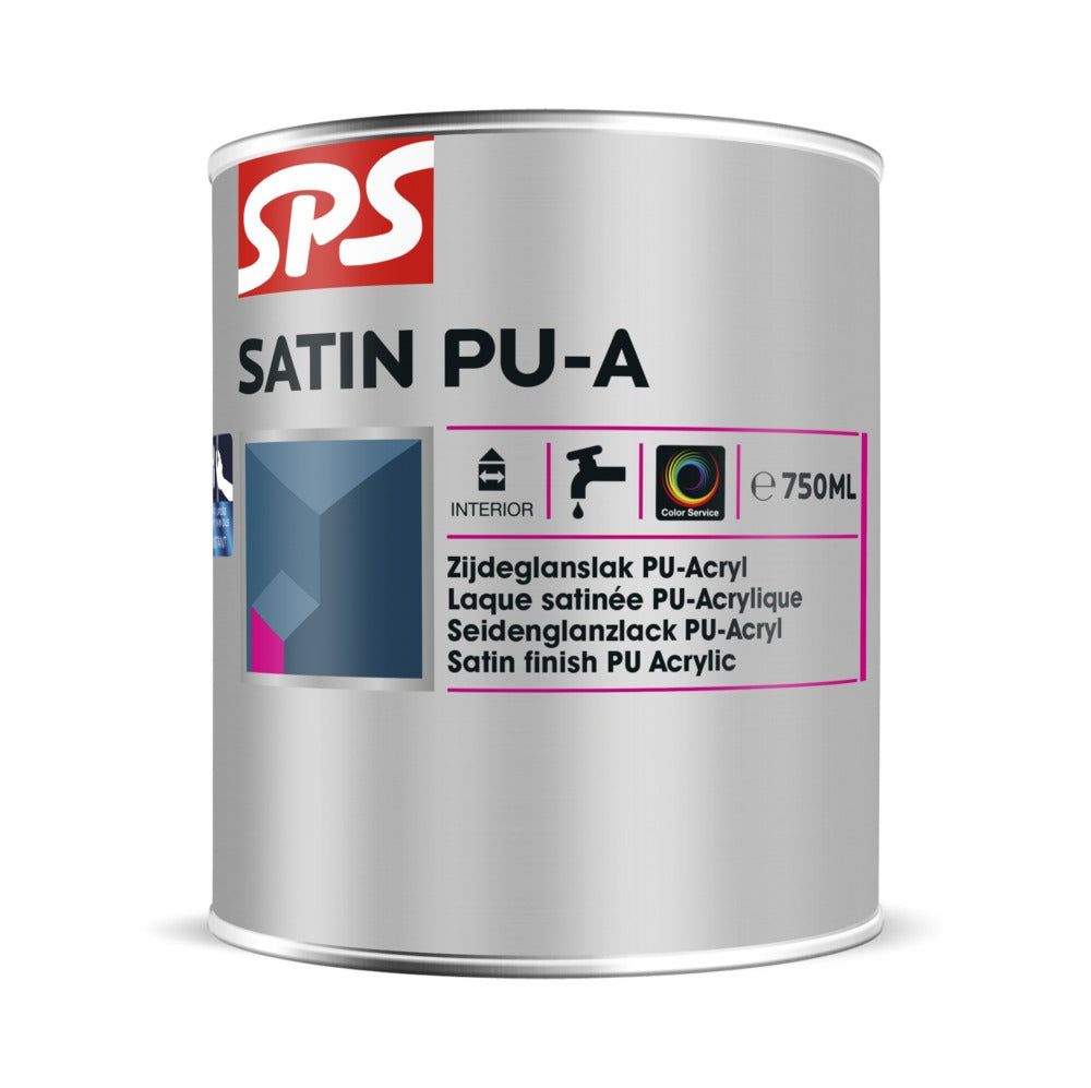 SPS Lak Satin PU-A RAL 9010 0,75L-716841