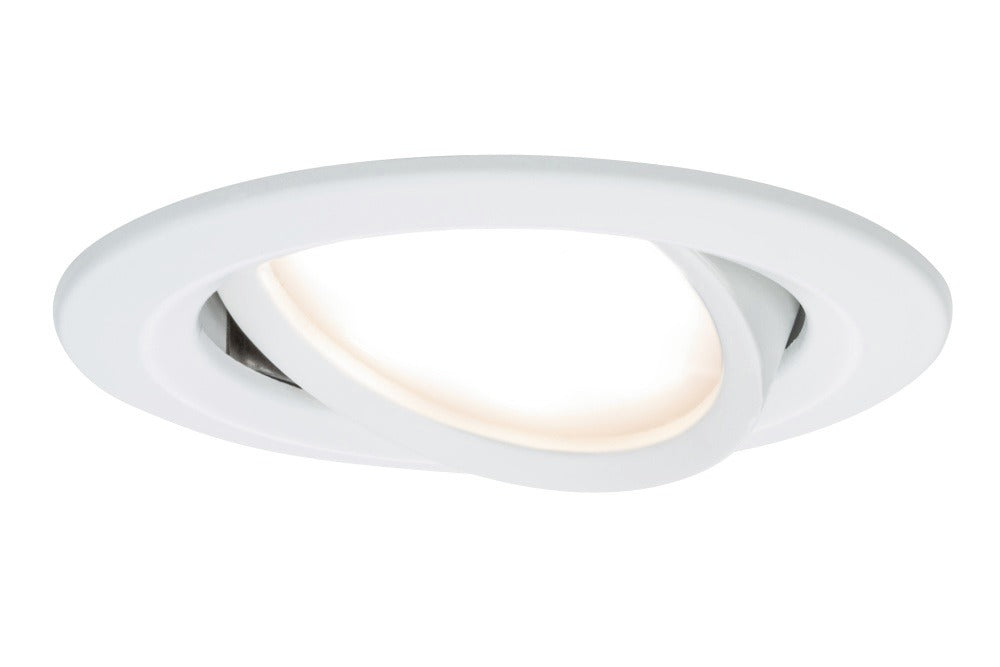 Paulmann Inbouwspot Premium EBL Wit Rond 6,8W Kantelbaar 3st-717636