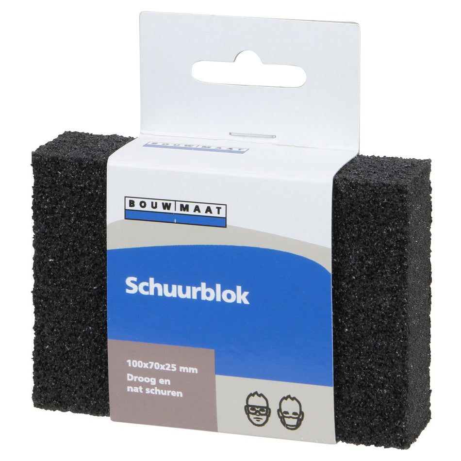 Bouwmaat Schuurblok Fijn 100x70x25mm-719553