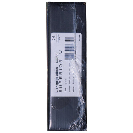 Superior Laminaat 7mm 2V-groef lichtgrijs eiken 19,3x138cm 2,4m2 70% PEFC-719862