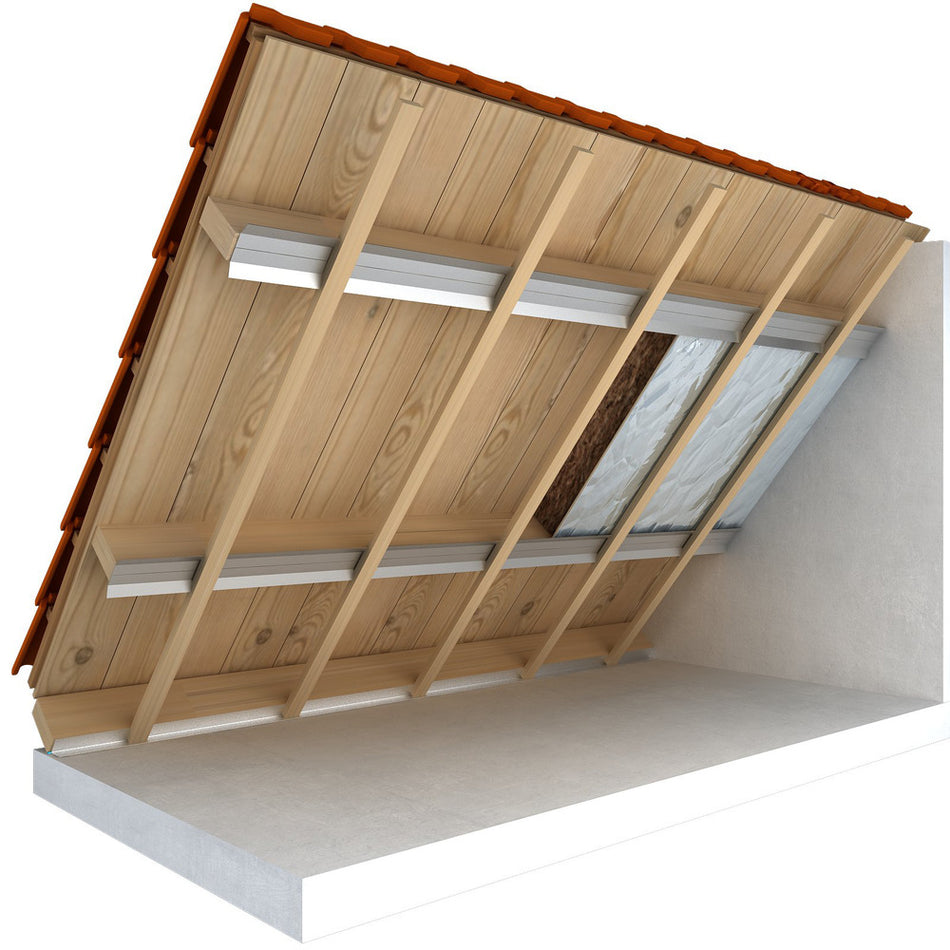 Knauf Insulation Isolatie MW34 Alu Plus Minerale Wol 120mm Rd3,5 5000x600mm 3m2-725815