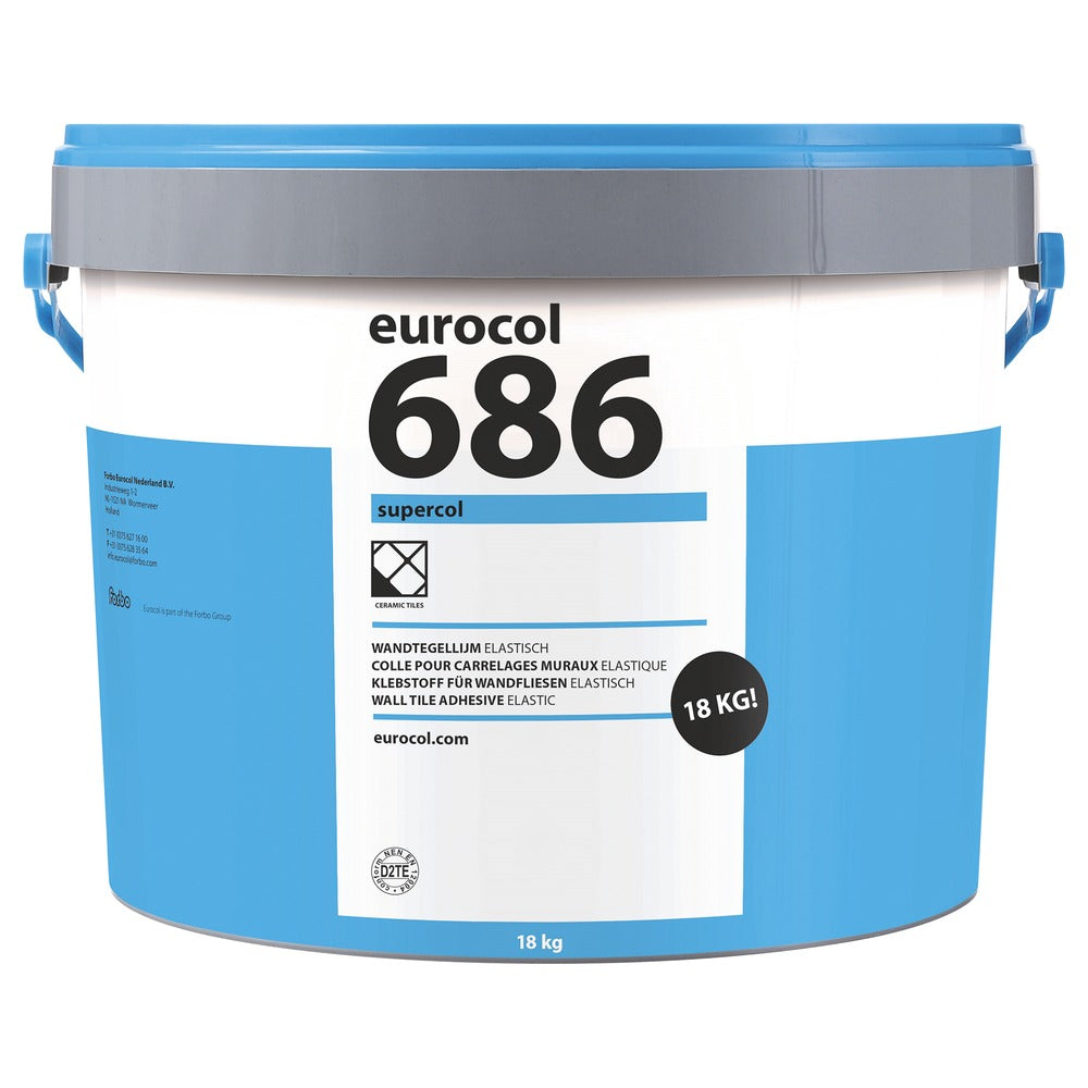 Eurocol 686 Supercol Tegellijm Wand 18kg-726360
