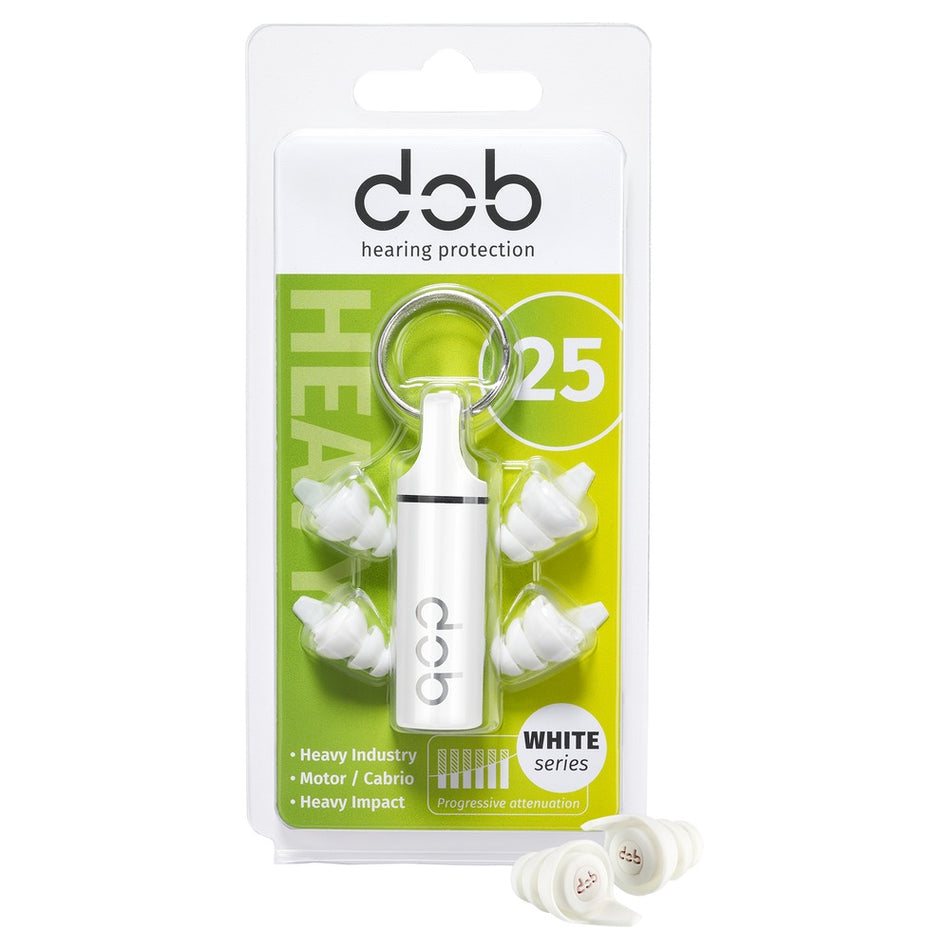 dOb Oordoppen White Series 25 Herbruikbaar Met Filter-726453