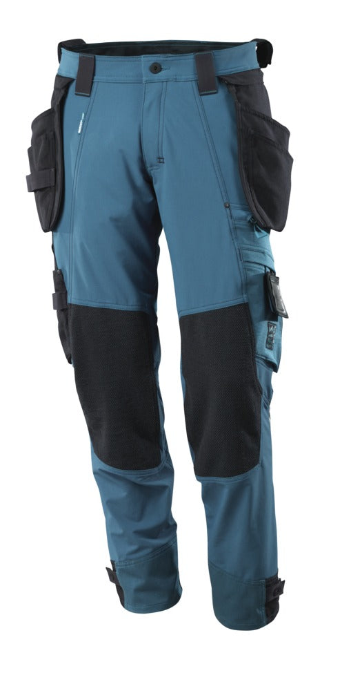 Mascot Werkbroek Advanced Ultimate Stretch Met Spijkerzakken Petrol Blauw-726609