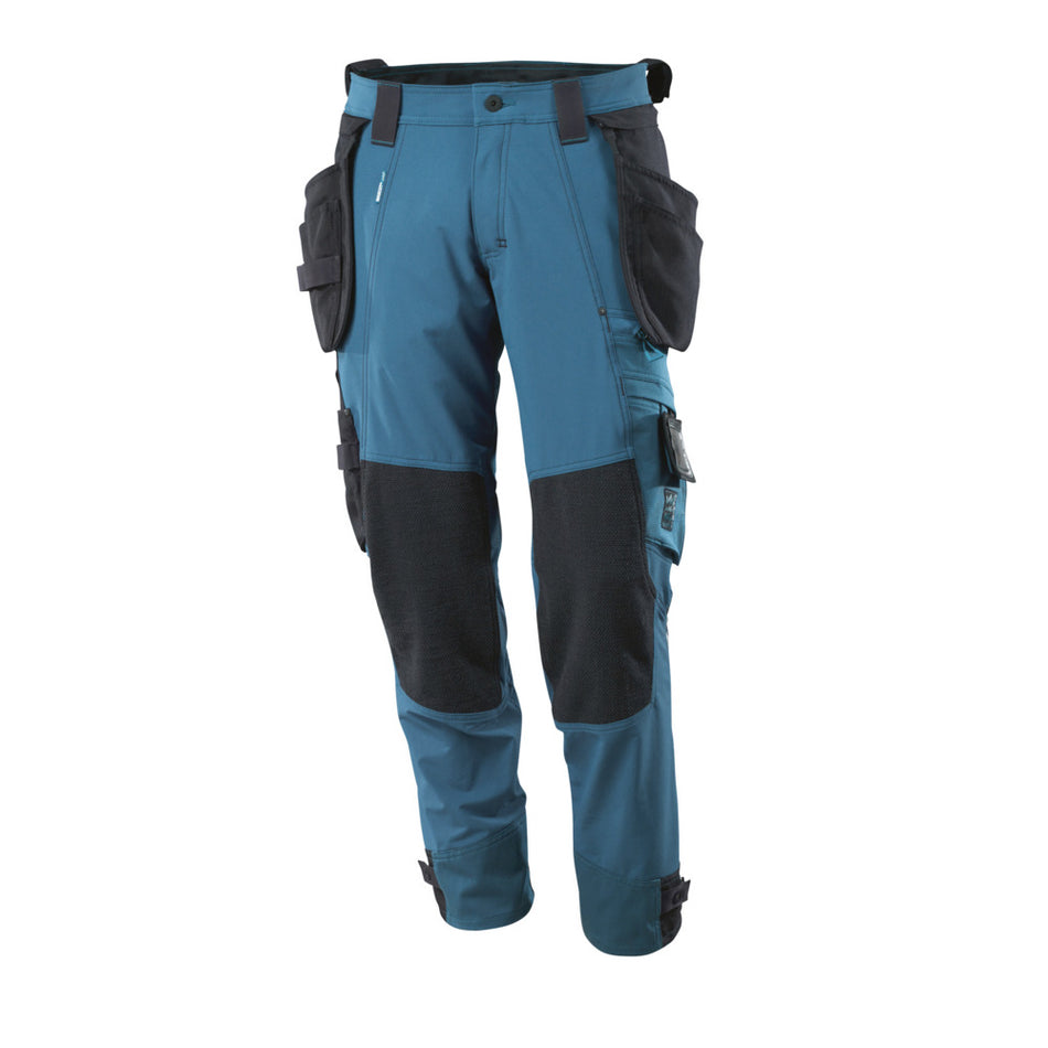 Mascot Werkbroek Advanced Ultimate Stretch Met Spijkerzakken Petrol Blauw-726612
