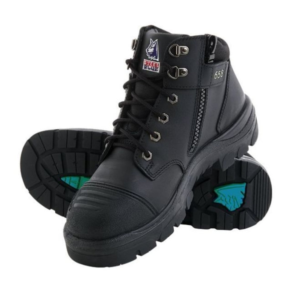 Steel Blue Veiligheidsschoen Parkes Zip S3 Zwart-727521
