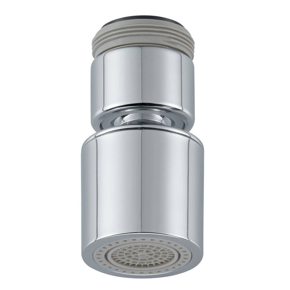 Neoperl VARIOduo Straalregelaar PCA verchroomd M22x1/M24x1 omstel met kogelgewricht-729301