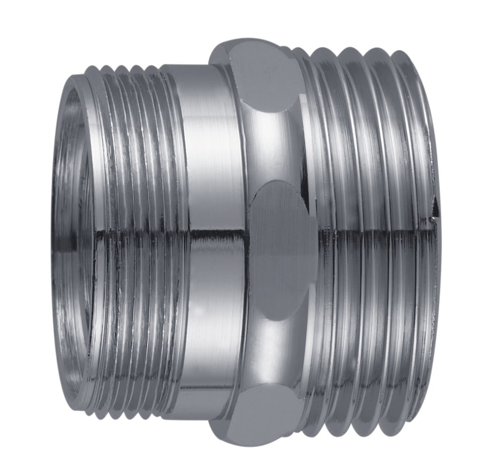 Neoperl Verloopnippel messing verchroomd M24x1x3/4"-729309