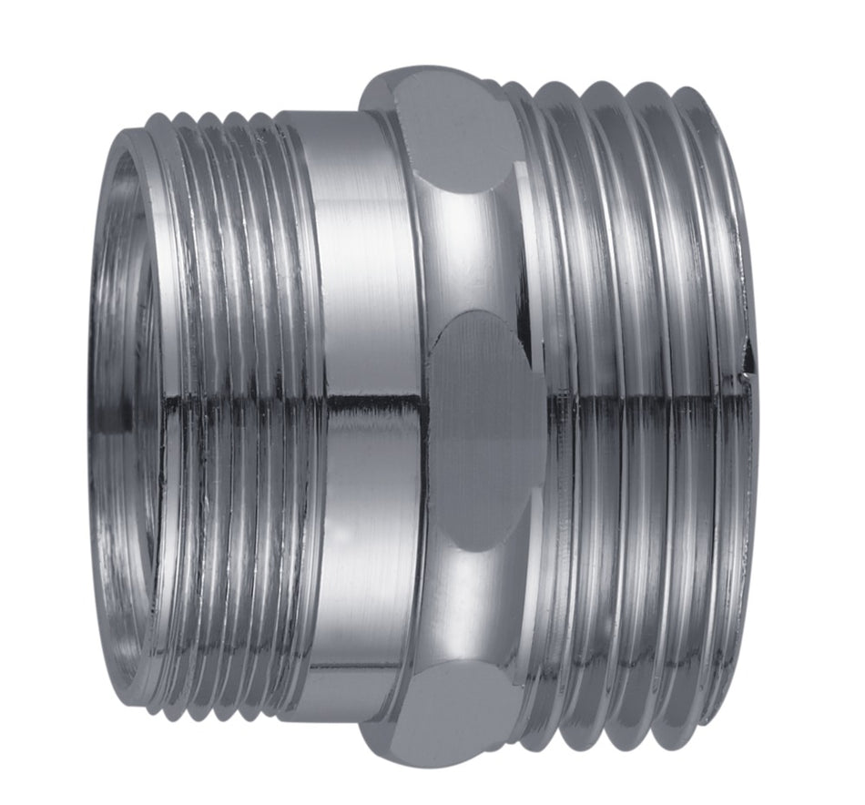 Neoperl Verloopnippel messing verchroomd M24x1x3/4"-729309