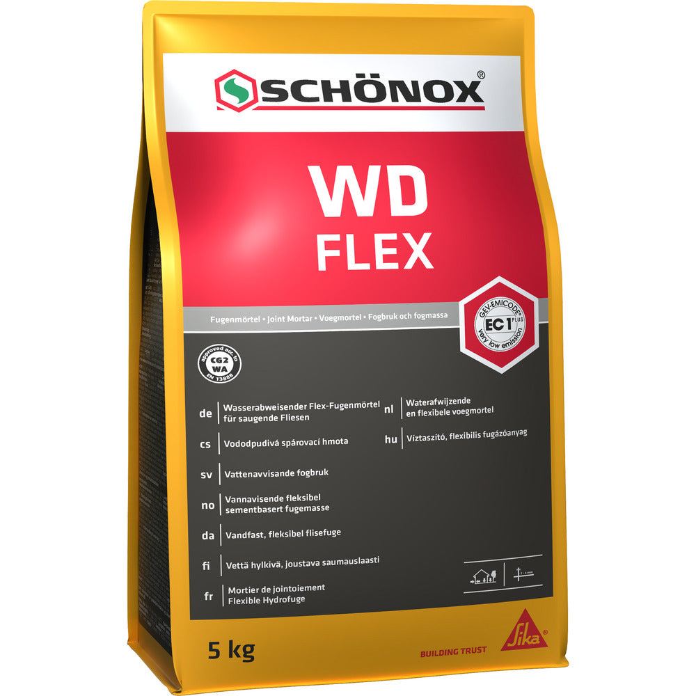 SCHÖNOX WD Flex Voegmortel Wit Waterafwijzend 5kg-734094