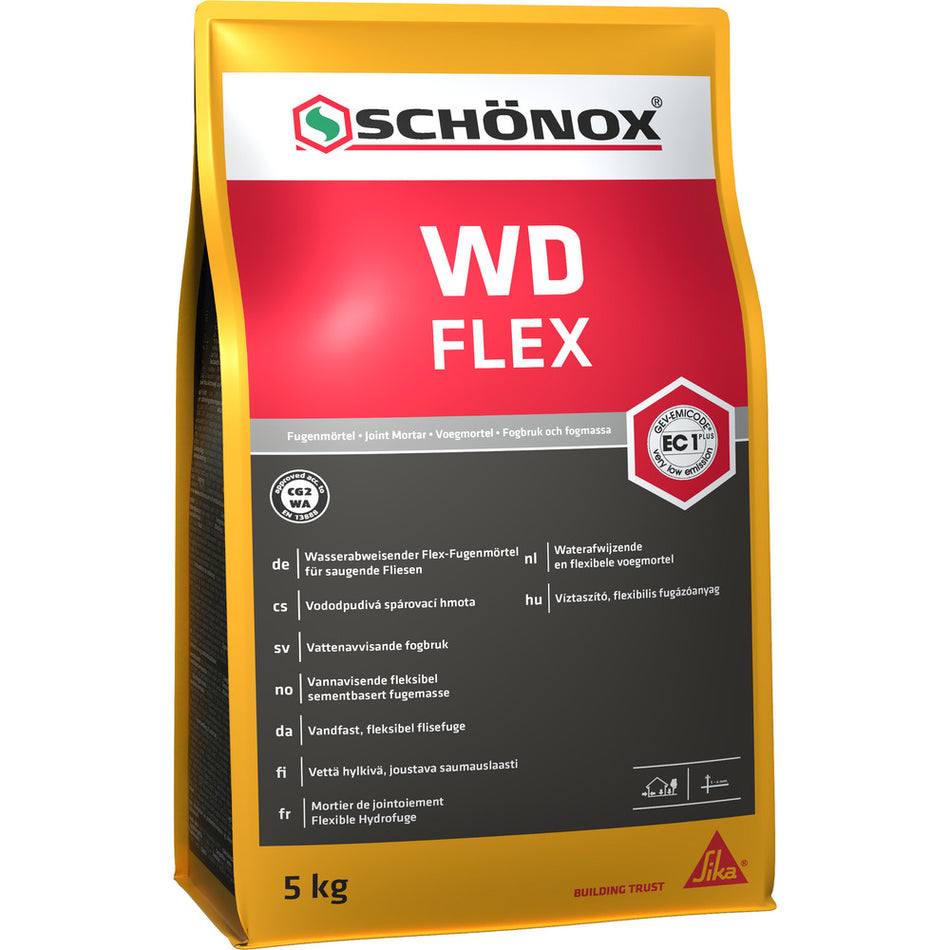 SCHÖNOX WD Flex Voegmortel Manhattan Waterafwijzend 5kg-734100