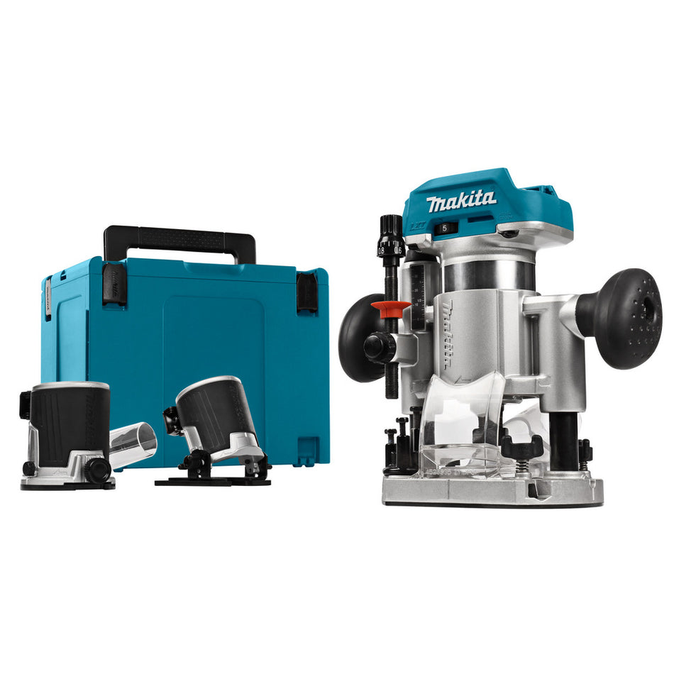 Makita Boven-kantenfrees DRT50ZJX2 18V Li-ion Zonder Accu's En Lader-736685