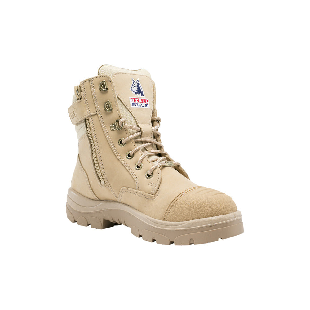 Steel Blue Veiligheidsschoen Southern Cross Zip S3 Beige-740351