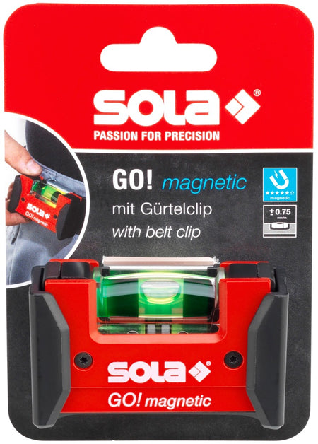 Sola Compacte Waterpas Met Magneet Clip-742290
