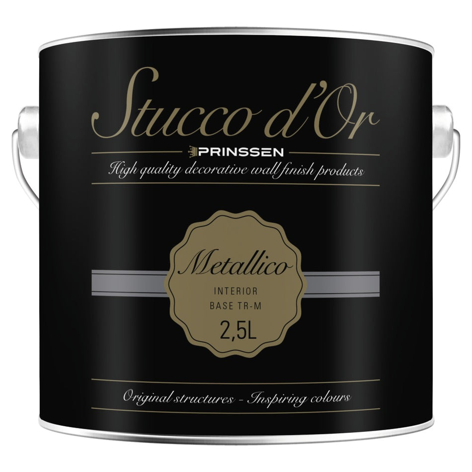Stucco d'Or Wandafwerking Metallico Binnen Betonlook/Basis TR-M 2,5L-742501