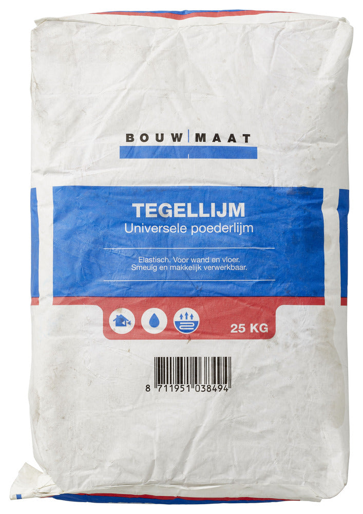 Bouwmaat Poedertegellijm 25kg-742804
