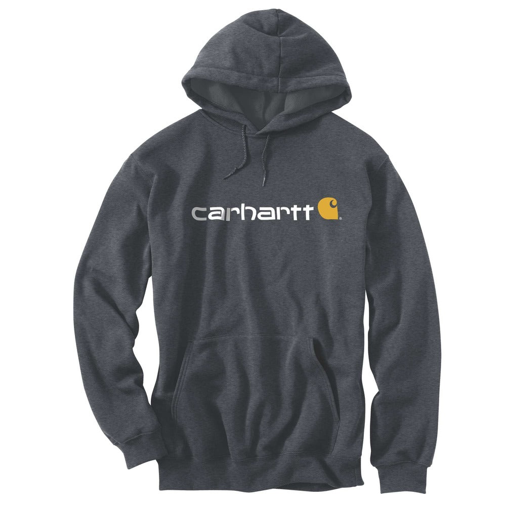 Carhartt Hoodie Signature Logo Antraciet Maat XL-746428