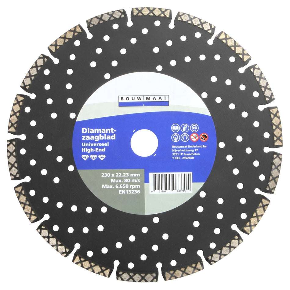 Bouwmaat Universeel High-end Diamantzaag 230mm-746600
