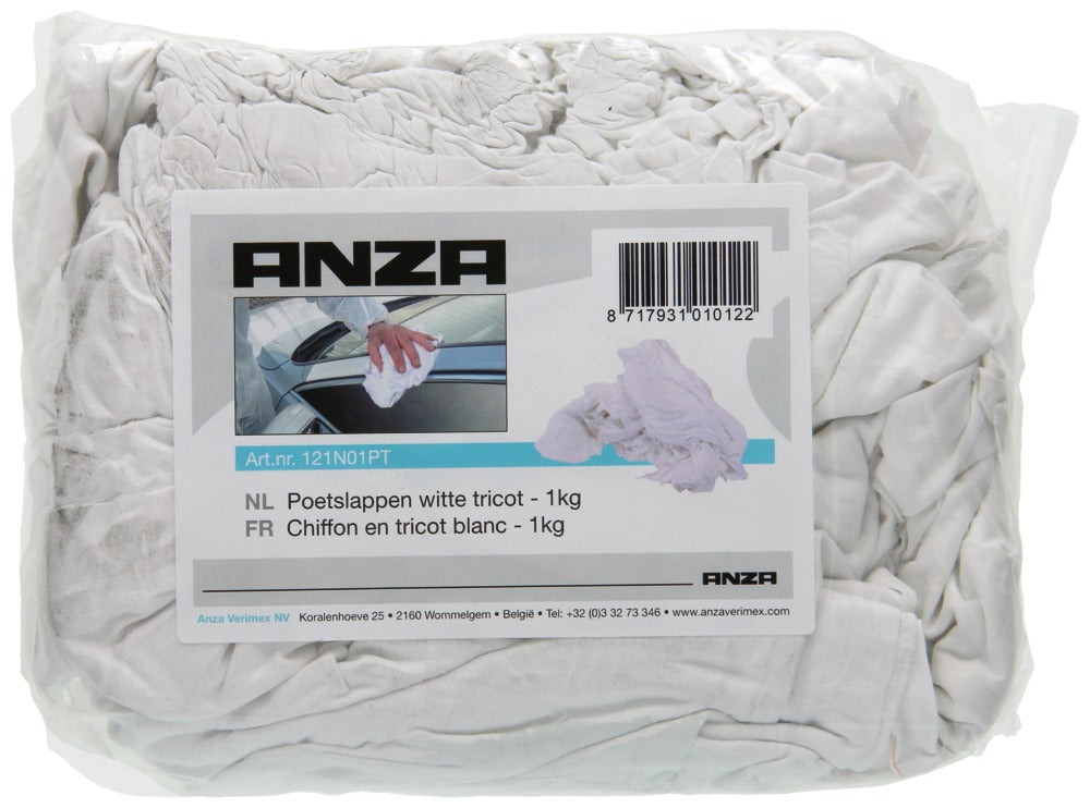 Anza Pro Poetslap Tricot Wit 1kg-746731