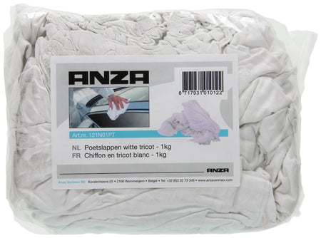 Anza Pro Poetslap Tricot Wit 1kg-746731