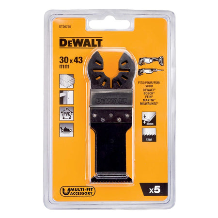 DeWALT Multitool Zaagblad Universeel Voor Hout 5st-746910