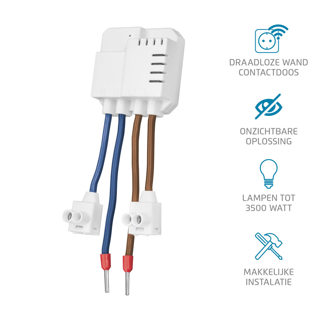 KlikAanKlikUit Ingebouwde Mini Hoofdschakelaar AWS-3500S-747982