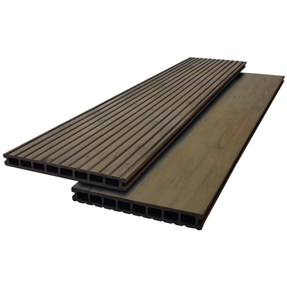 Elephant DuoWood-Douala XWB Vlonderplank 25x250x3000mm Groef/Glad FSC 100%-749490